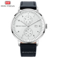 MINI FOCUS 0052 G Top Brand Luxury Mens Watches Quartz Watch Men Calendar Business Leather Watch relogio masculino